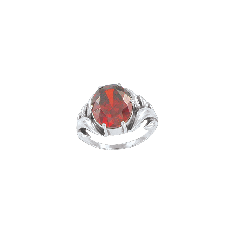 Silberring Damen aus Silber 925 mit Granat