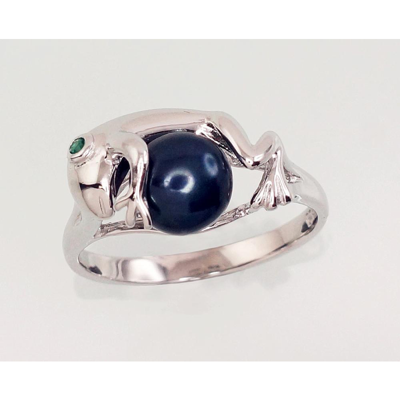 Silberring Damen aus Silber 925 mit Perle