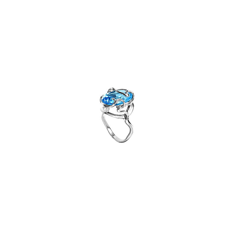 Silberring Damen aus Silber 925 mit Topas