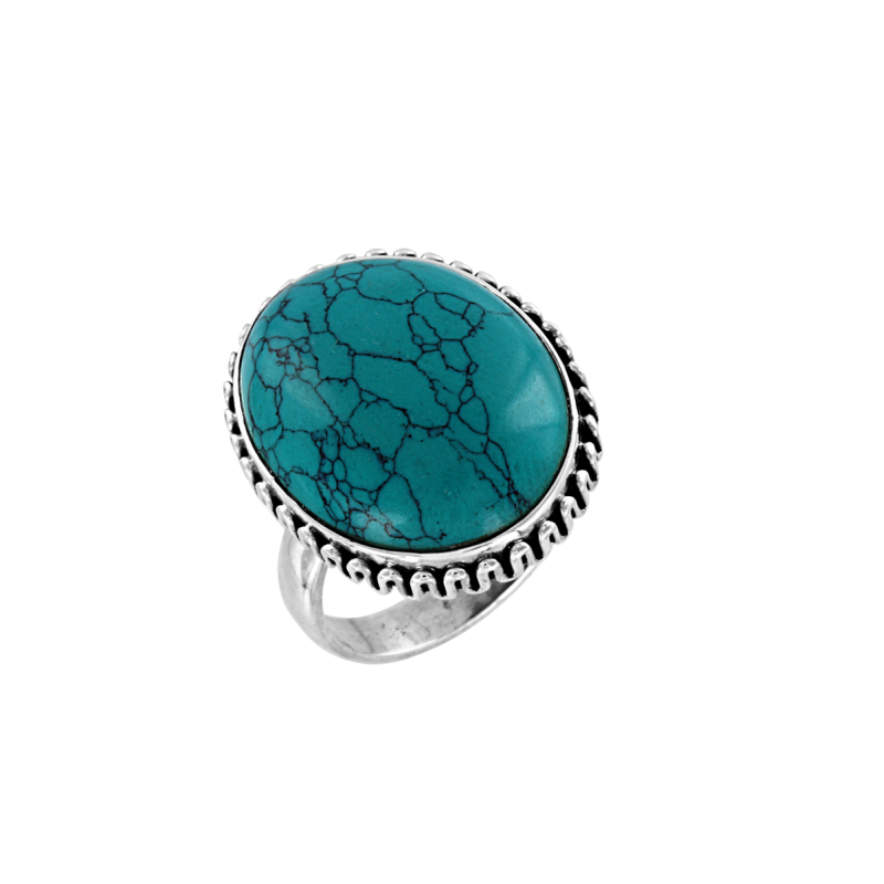 Silberring Damen aus Silber 925 mit Türkis