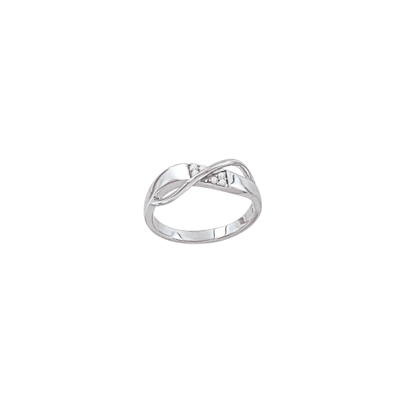 Silberring Damen aus Silber 925 mit Zirkonia