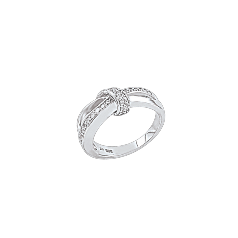 Silberring Damen aus Silber 925 mit Zirkonia