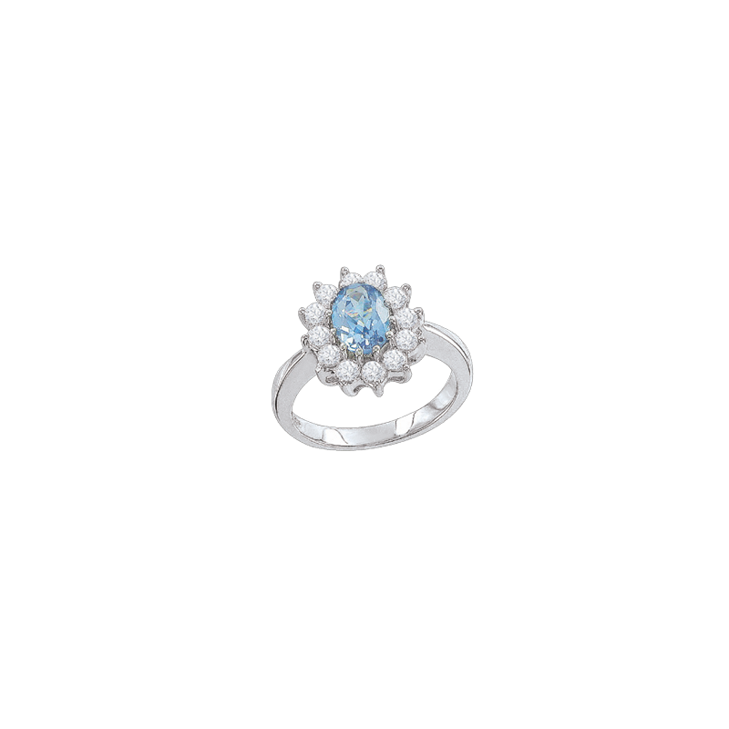Silberring Damen aus Silber 925 mit Zirkonia