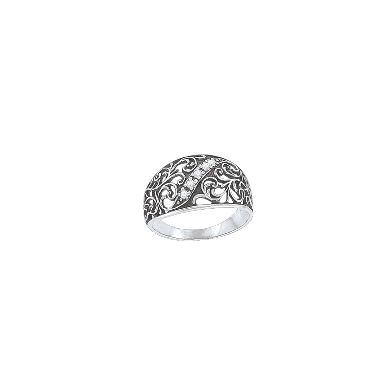 Silberring Damen aus Silber 925 mit Zirkonia