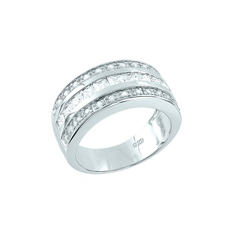Silberring Damen aus Silber 925 mit Zirkonia
