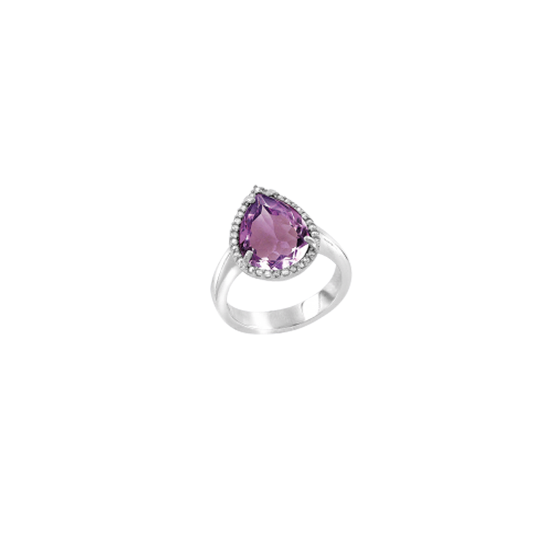 Silberring Damen aus Silber 925 mit Zirkonia