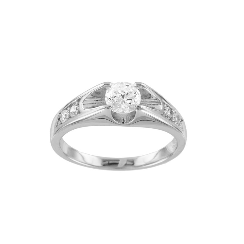 Silberring Damen aus Silber 925 mit Zirkonia