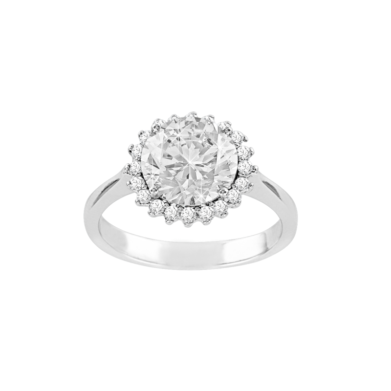 Silberring Damen aus Silber 925 mit Zirkonia