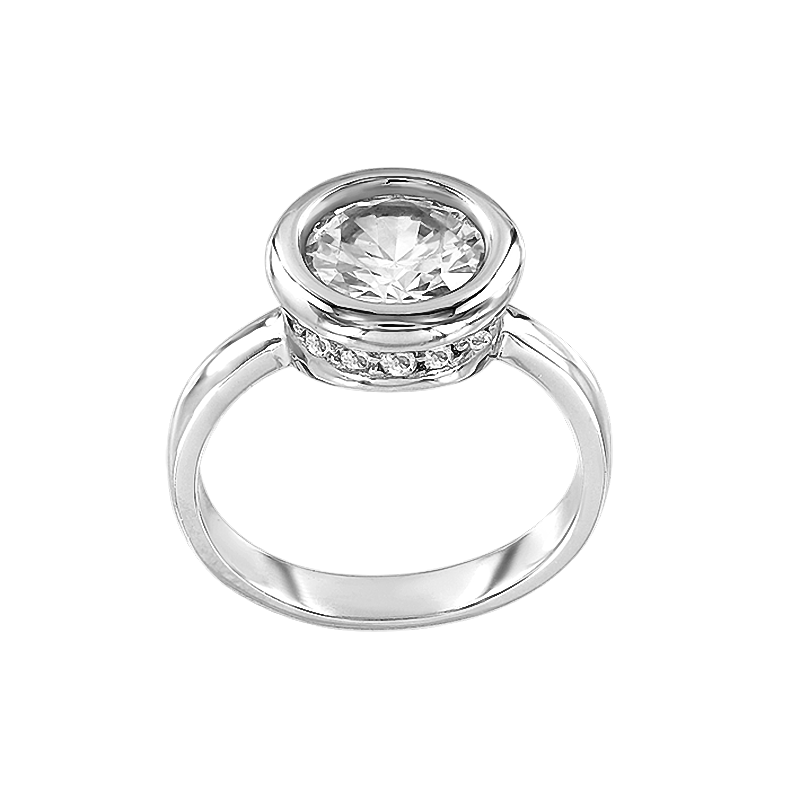 Silberring Damen aus Silber 925 mit Zirkonia