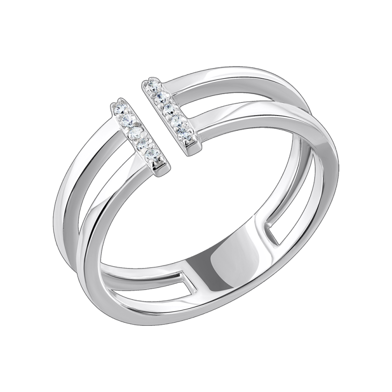 Silberring Damen aus Silber 925 mit Zirkonia