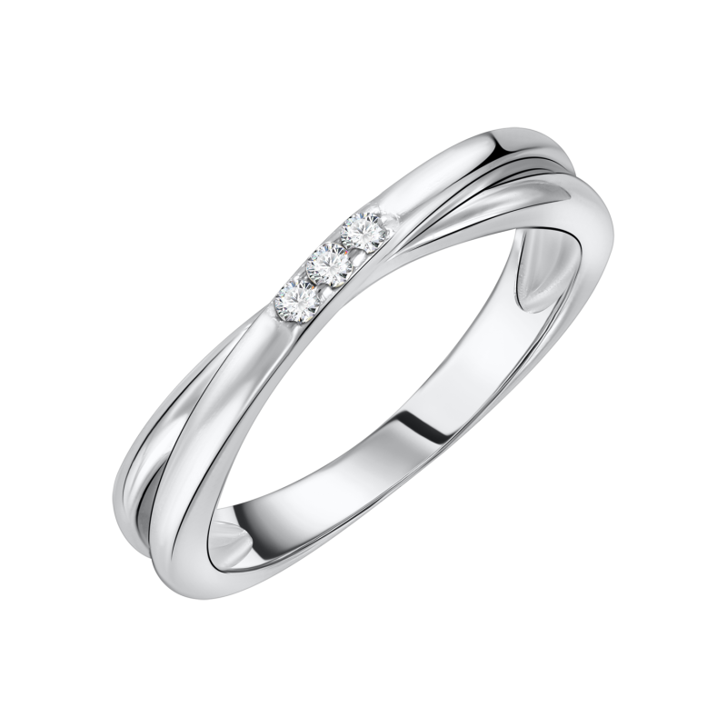 Silberring Damen aus Silber 925 mit Zirkonia
