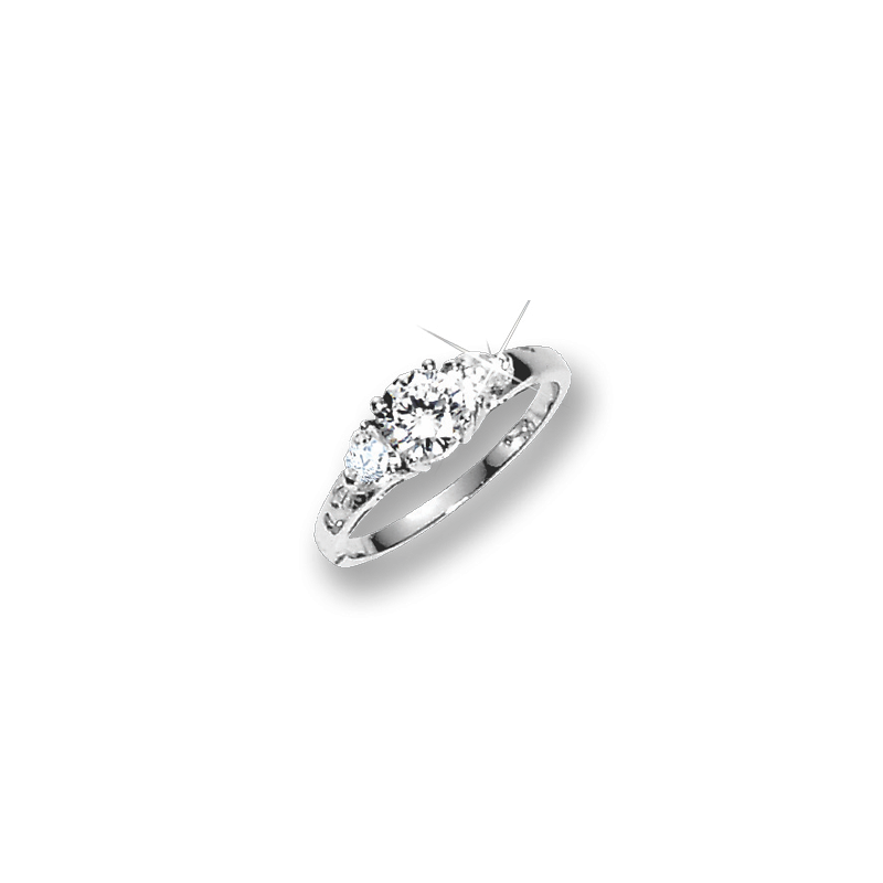 Silberring Damen aus Silber 925 mit Zirkonia