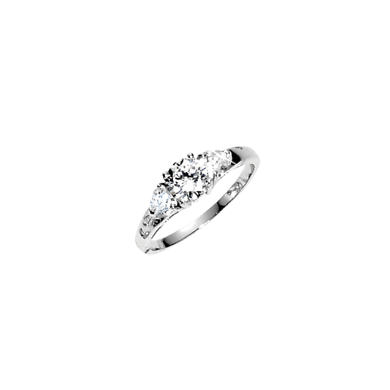 Silberring Damen aus Silber 925 mit Zirkonia