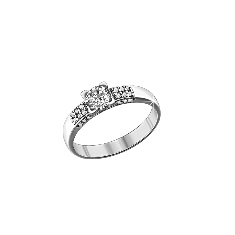 Silberring Damen aus Silber 925 mit Zirkonia