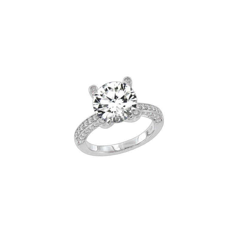 Silberring Damen aus Silber 925 mit Zirkonia