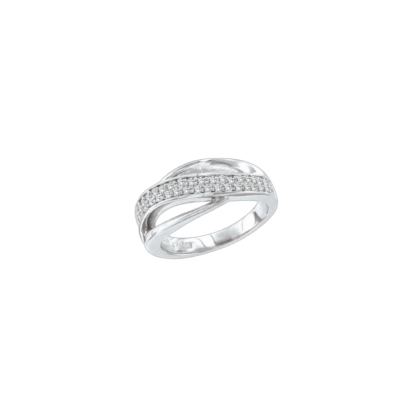 Silberring Damen aus Silber 925 mit Zirkonia