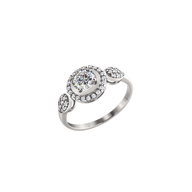 Silberring Damen aus Silber 925 mit Zirkonia