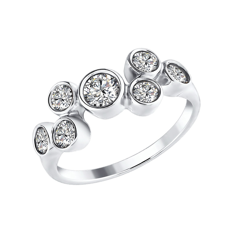 Silberring Damen aus Silber 925 mit Zirkonia