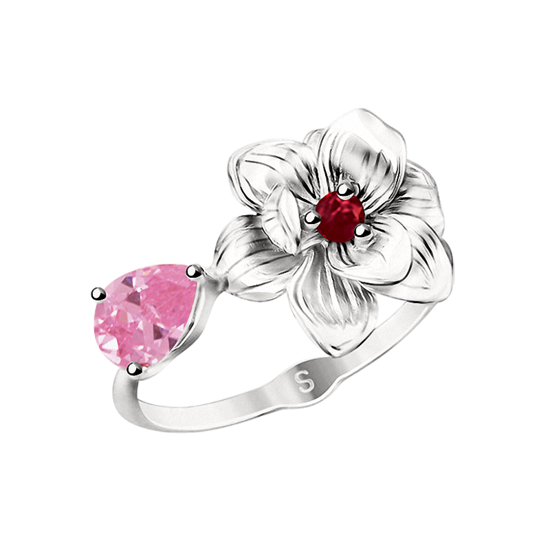 Silberring Damen aus Silber 925 mit Zirkonia