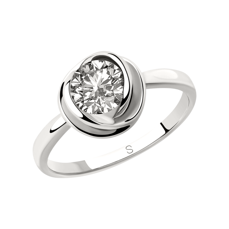 Silberring Damen aus Silber 925 mit Zirkonia