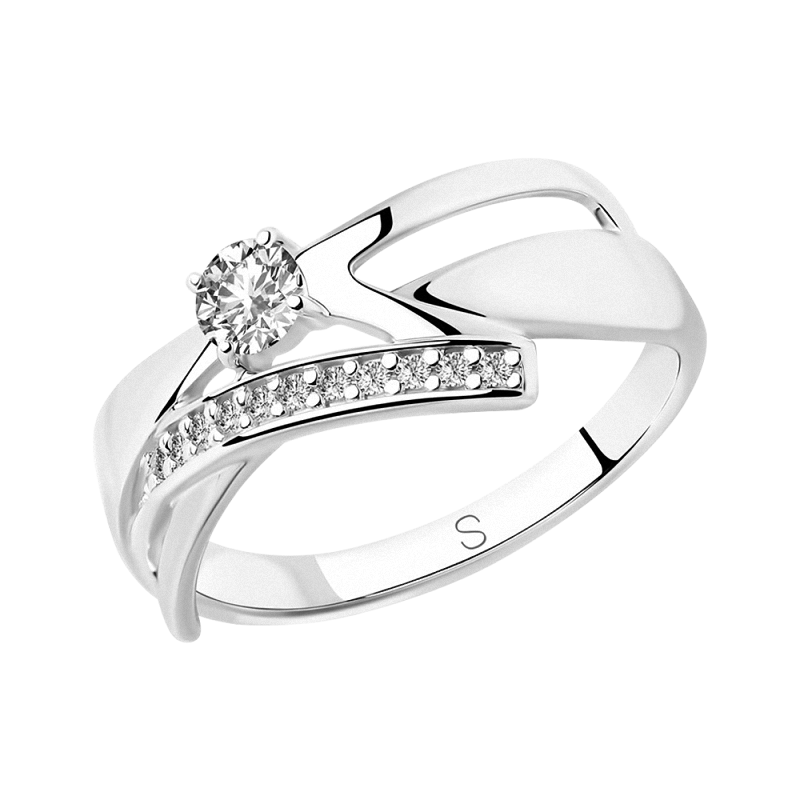 Silberring Damen aus Silber 925 mit Zirkonia