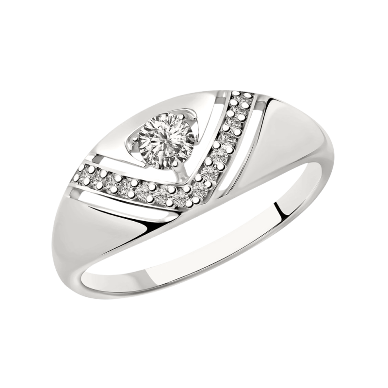 Silberring Damen aus Silber 925 mit Zirkonia