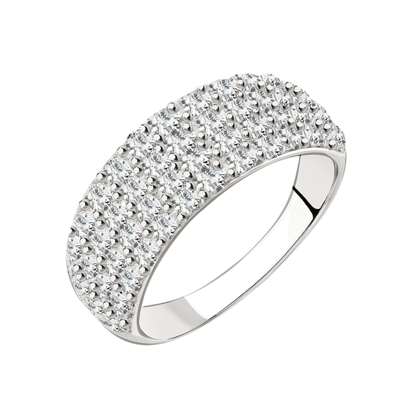 Silberring Damen aus Silber 925 mit Zirkonia