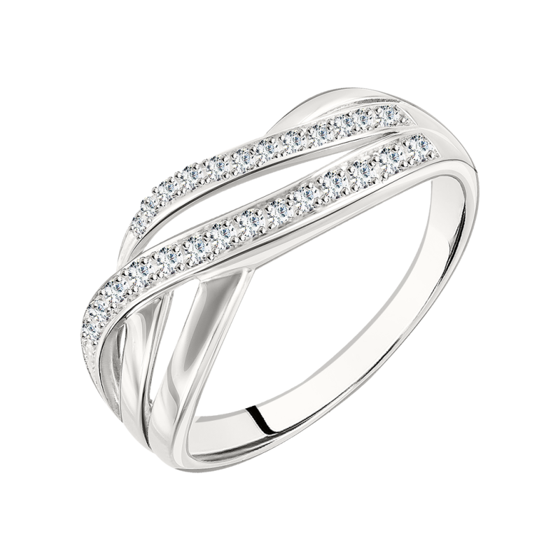 Silberring Damen aus Silber 925 mit Zirkonia