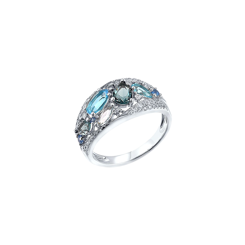 Silberring Damen aus Silber 925 mit Zirkonia