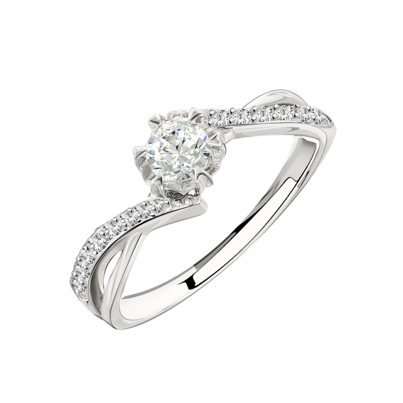 Silberring Damen aus Silber 925 mit Zirkonia
