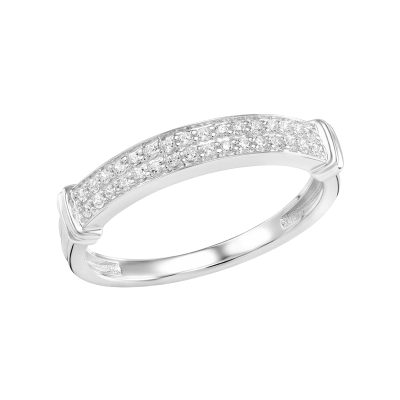 Silberring Damen aus Silber 925 mit Zirkonia