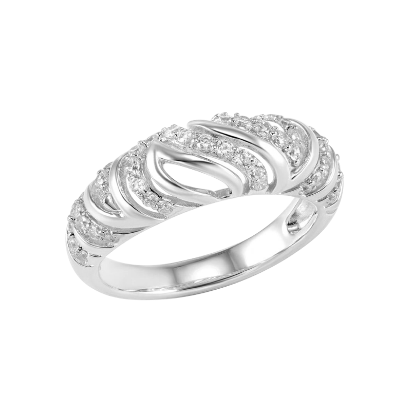 Silberring Damen aus Silber 925 mit Zirkonia