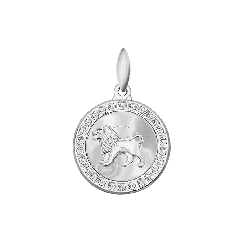 Sternzeichen Anhänger aus Silber 925 mit Zirkonia