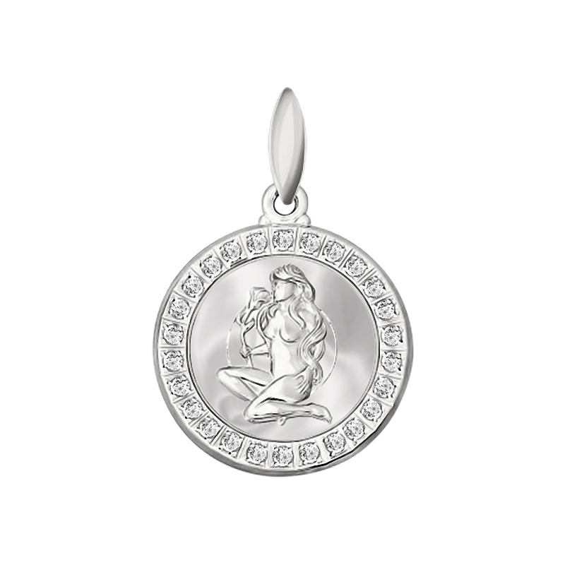 Sternzeichen Anhänger aus Silber 925 mit Zirkonia