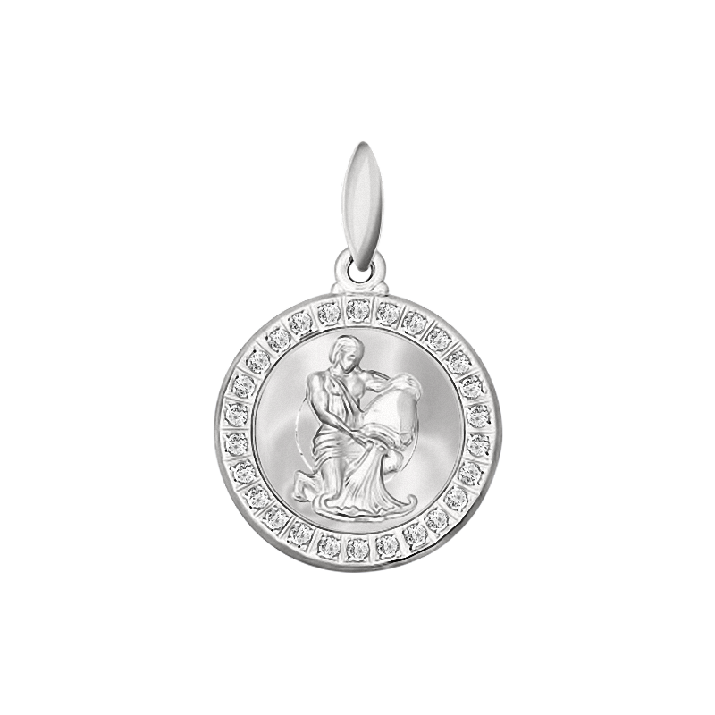 Sternzeichen Anhänger aus Silber 925 mit Zirkonia