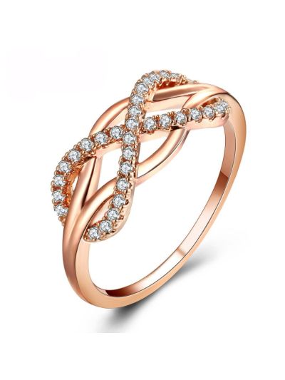 Rose Gold Infinity Ring