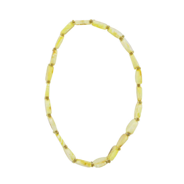 Bernsteinarmband aus baltischem Naturbernstein – Bernsteine 13 × 8,5 mm