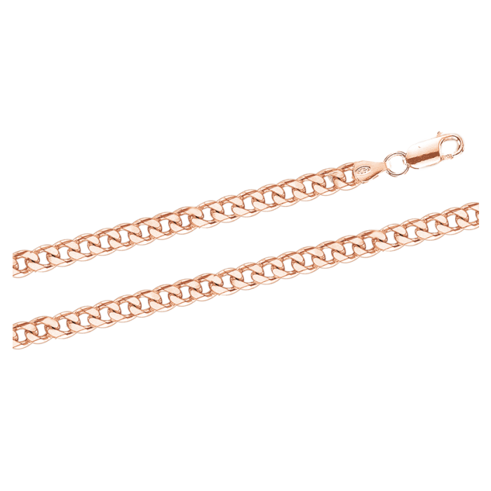 Kette / Armband aus Silber 925, rotgold vergoldet