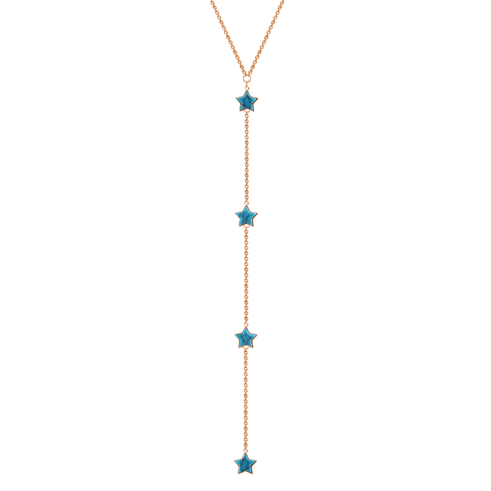Kette aus Silber 925, rotgold vergoldet