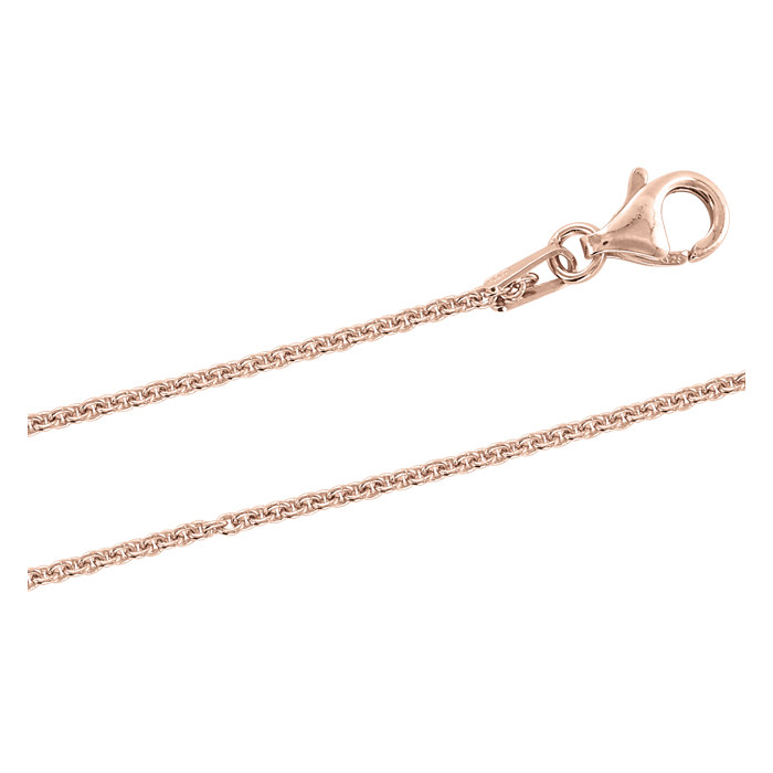 Kette aus Silber 925, rotgold vergoldet