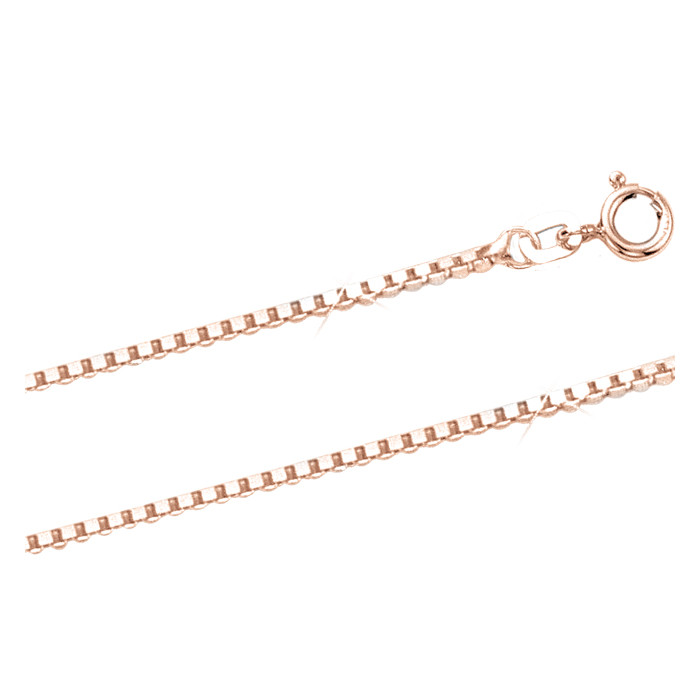 Kette aus Silber 925, rotgold vergoldet