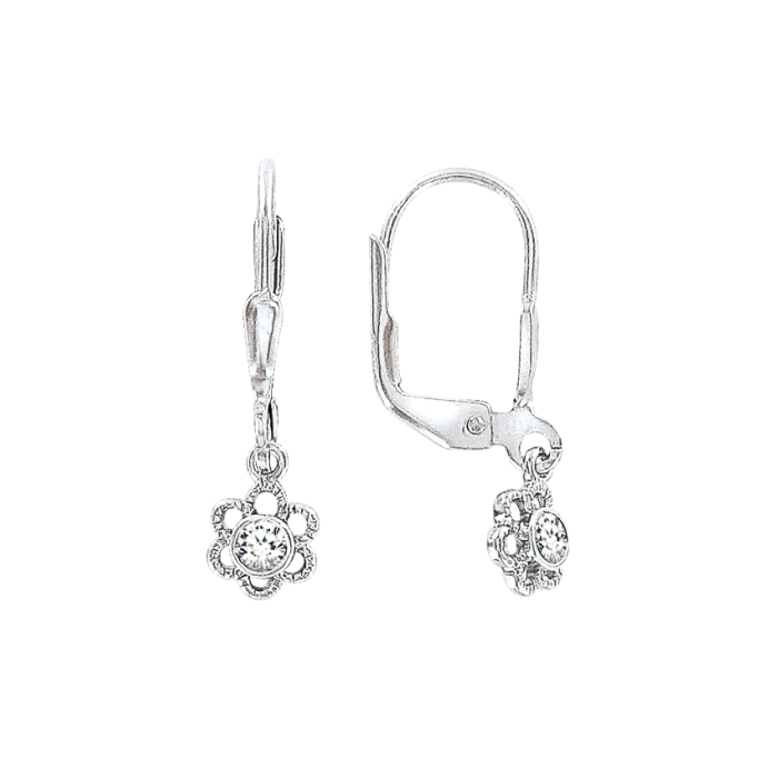 Kinderohrringe aus Silber 925 mit Zirkonia