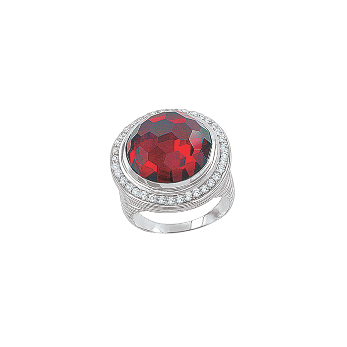 Silberring Damen aus Silber 925 mit Zirkonia