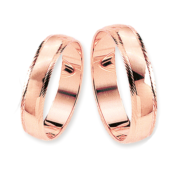Trauring aus Rotgold 585