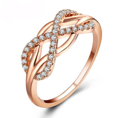 Rose Gold Infinity Ring