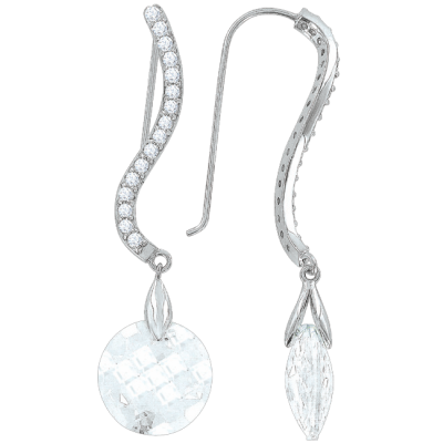 Ohrhänger aus Silber 925 mit Zirkonia
