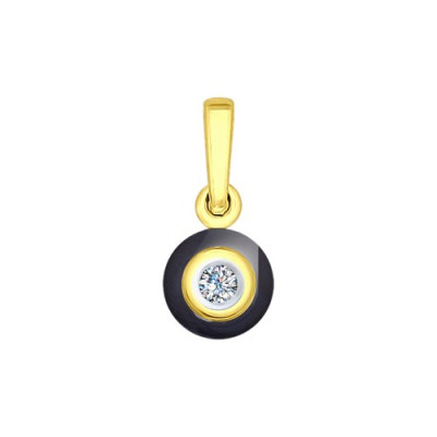 Anhänger aus Gelbgold 585 mit Brillant