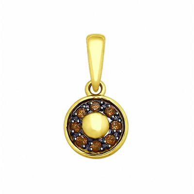 Anhänger aus Gelbgold 585 mit Zirkonia