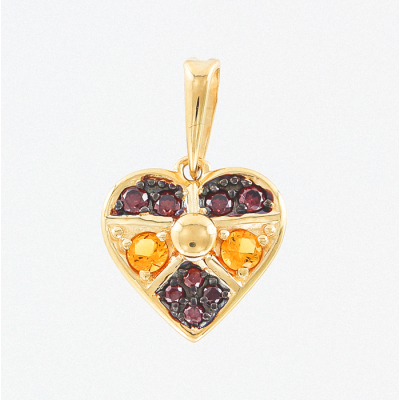Anhänger aus Gelbgold 585 mit Zirkonia