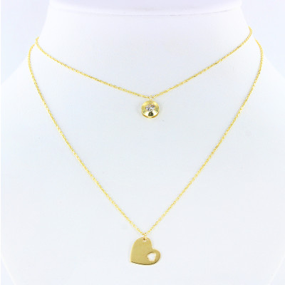 Anhänger aus Gelbgold 585 mit Zirkonia
